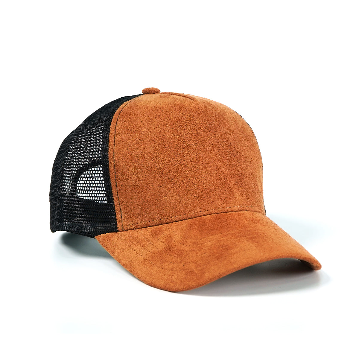 Rangelab Suede-Style Trucker Hat for Men & Women – Breathable Mesh Back, Adjustable Snapback, Outdoor Casual Baseball Cap