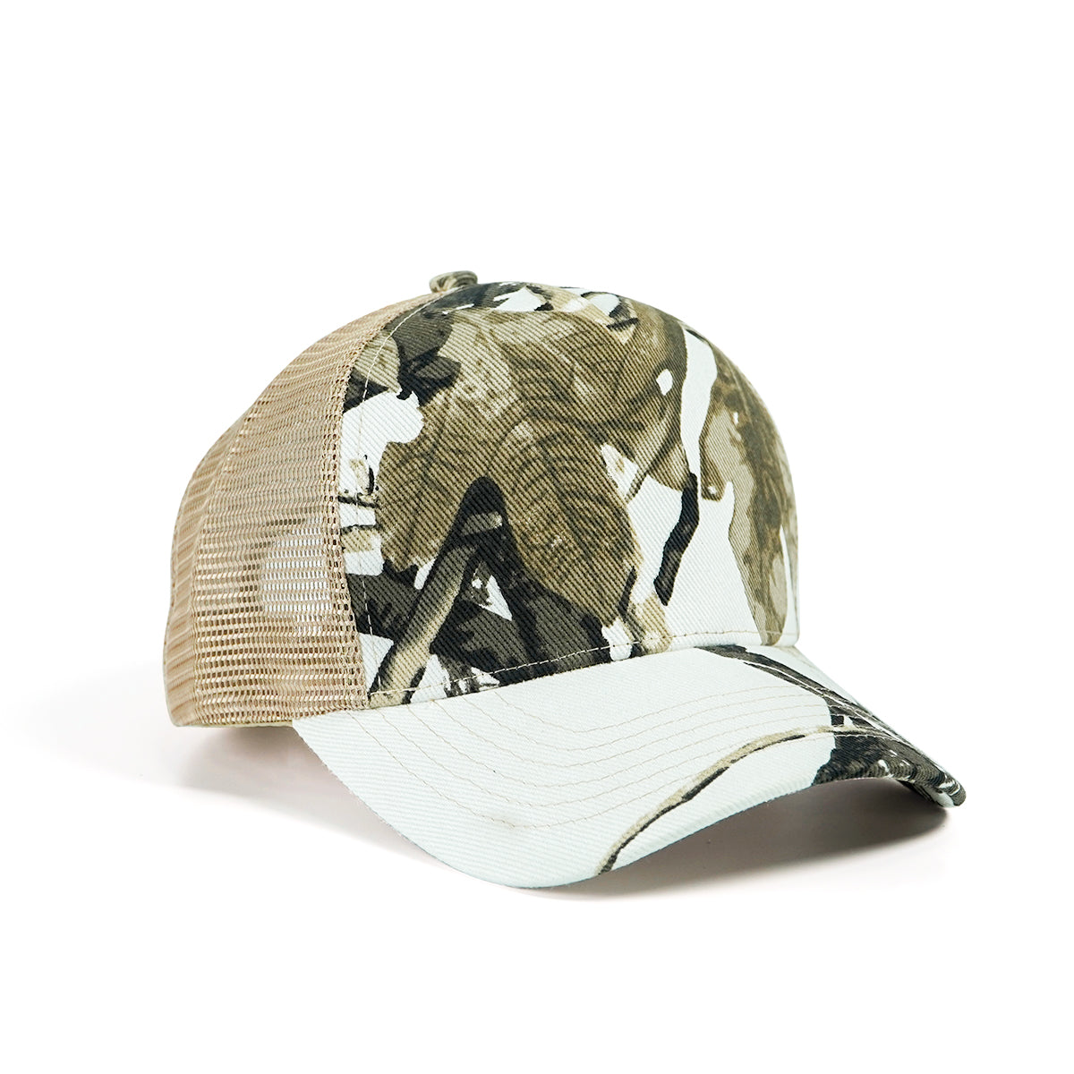 Tactical Camo Snapback Cap – Breathable Mesh Hat for Hiking, Hunting & Outdoor Sports