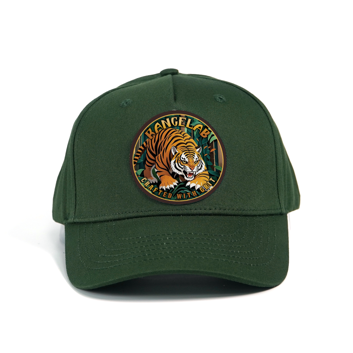 RANGELAB Adventure Series Snapback Hat – Outdoor Wildlife Patch Cap (Bear / Tiger / Gator Design)