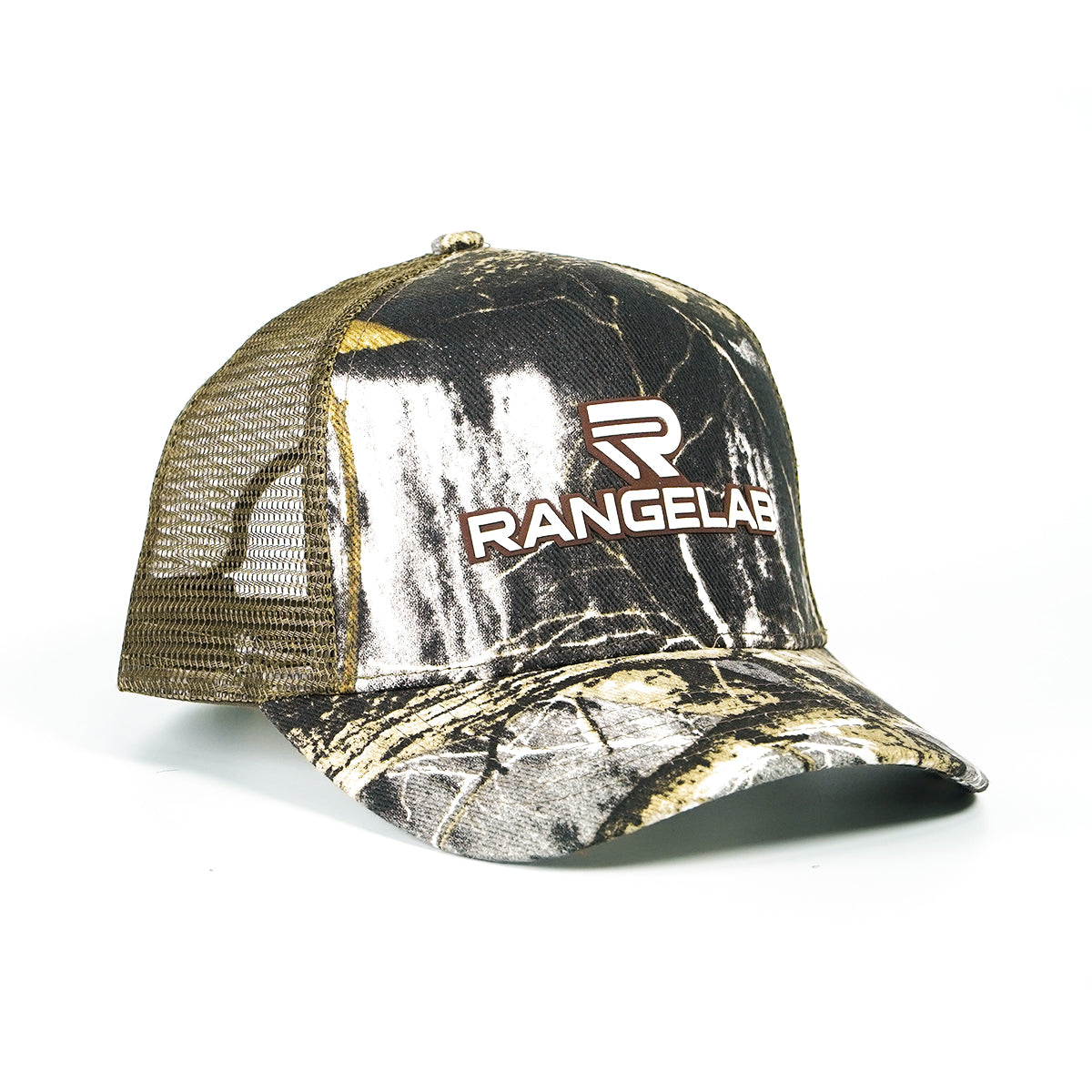 RANGELAB Camo Trucker Hat – Breathable Outdoor Mesh Cap for Everyday Grit & Adventure
