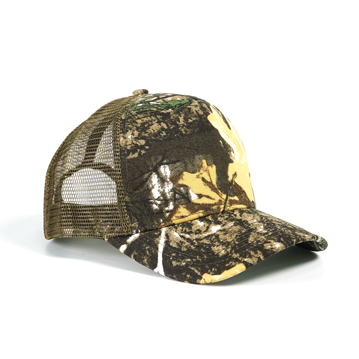 RANGELAB Camo Mesh Trucker Hat – Breathable Tactical Snapback Cap for Outdoor Adventures, Hiking, Hunting & Everyday Wear (Unisex)