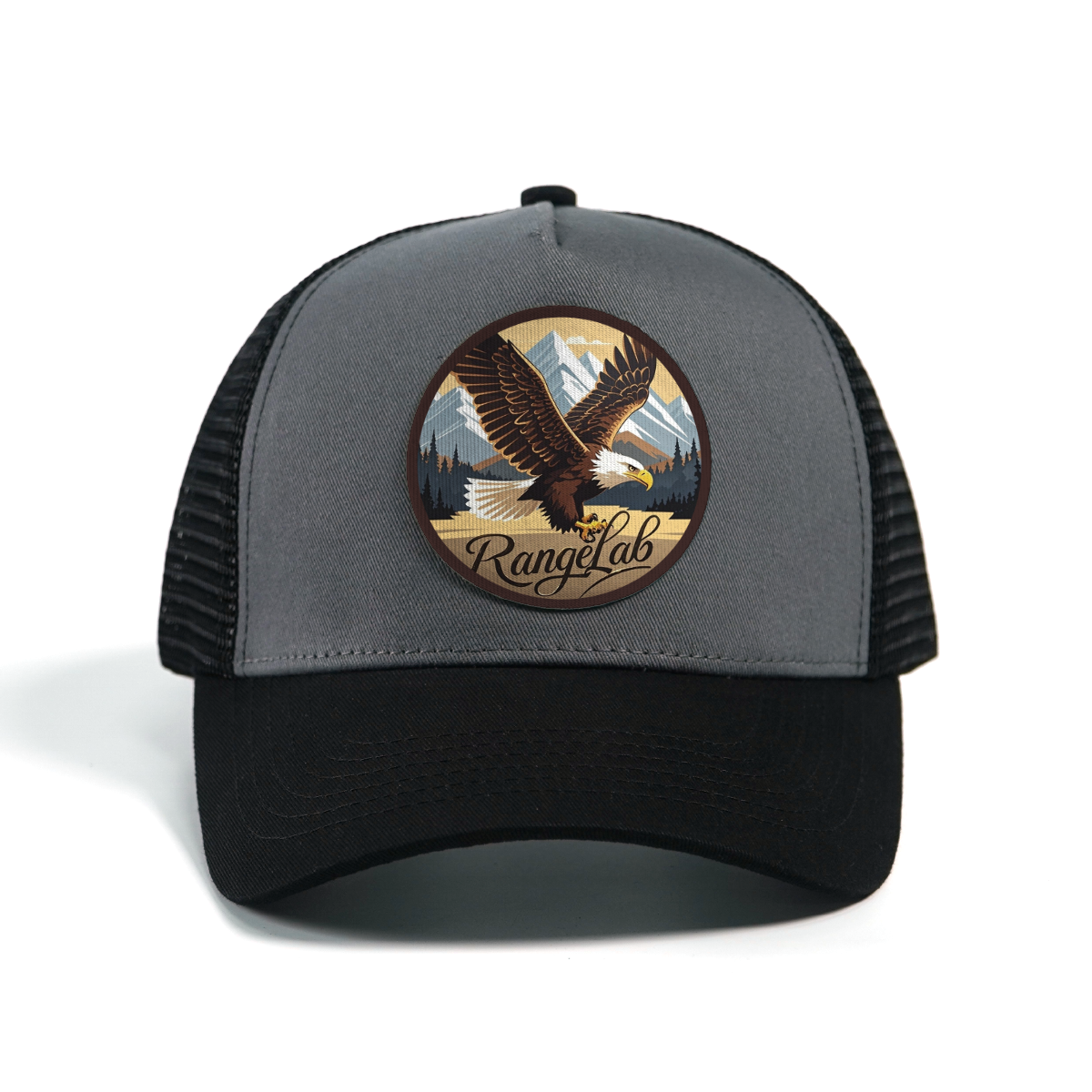 Adventure Awaits – RANGELAB Suede Trucker Hat for Hikers, Campers & Travelers | Adjustable Mesh Back Cap