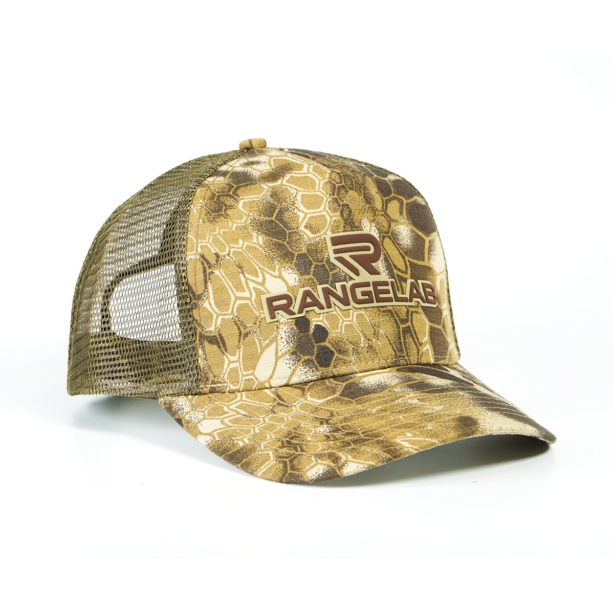 RANGELAB Camo Trucker Hat – Premium Outdoor Snapback Cap for Men & Women | Breathable Mesh Hunting Hat
