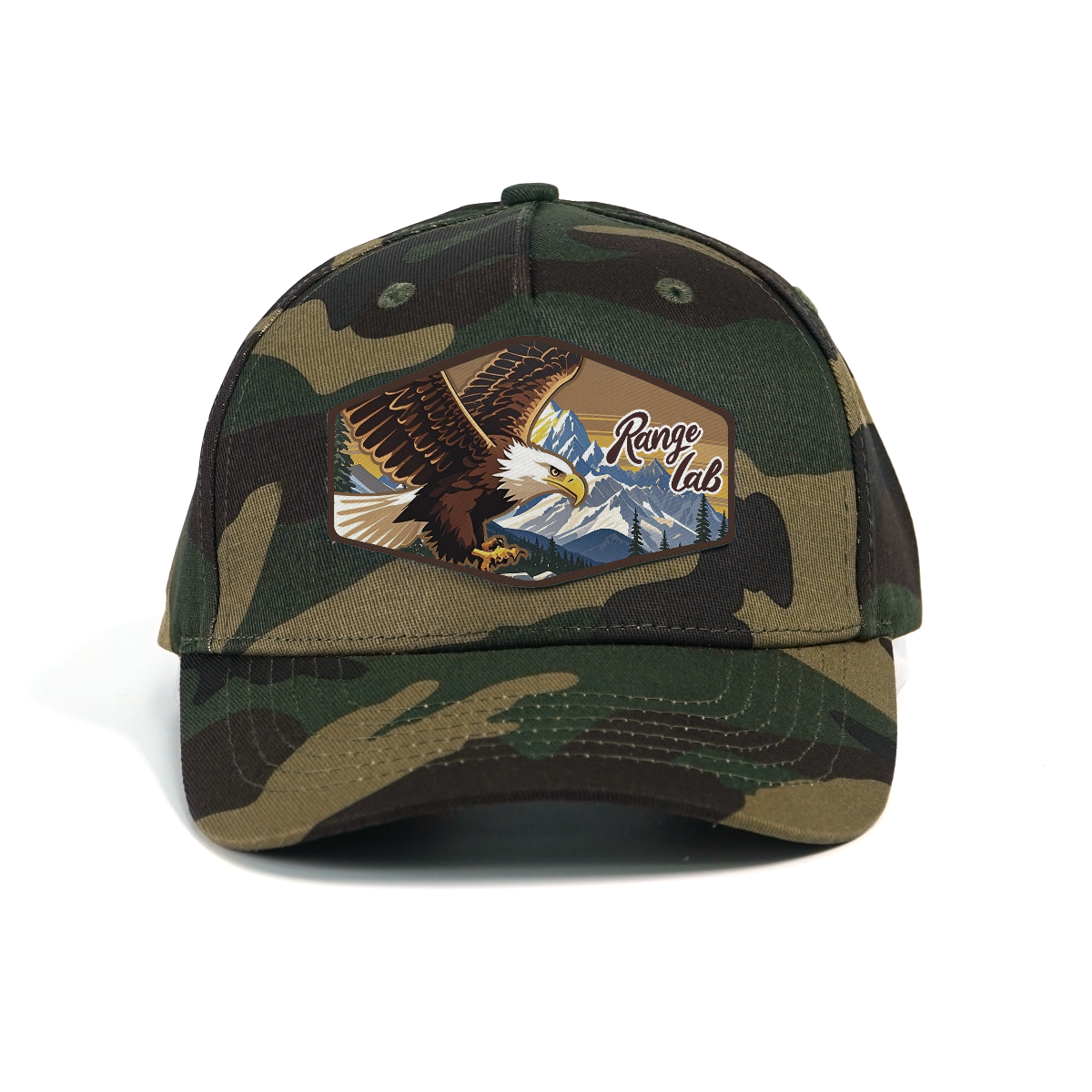 RANGELAB Camo Animal Patch Hat – Adventure-Ready Camouflage Baseball Cap for Men & Women