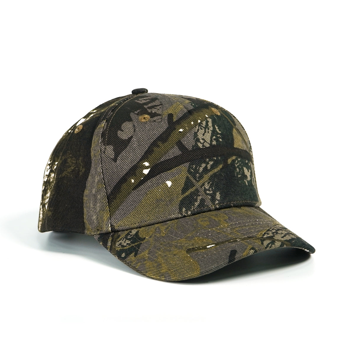 RANGELAB Camo Baseball Cap for Men & Women – Adjustable Outdoor Hunting Hat, Breathable Cotton Twill, Classic Woodland Design