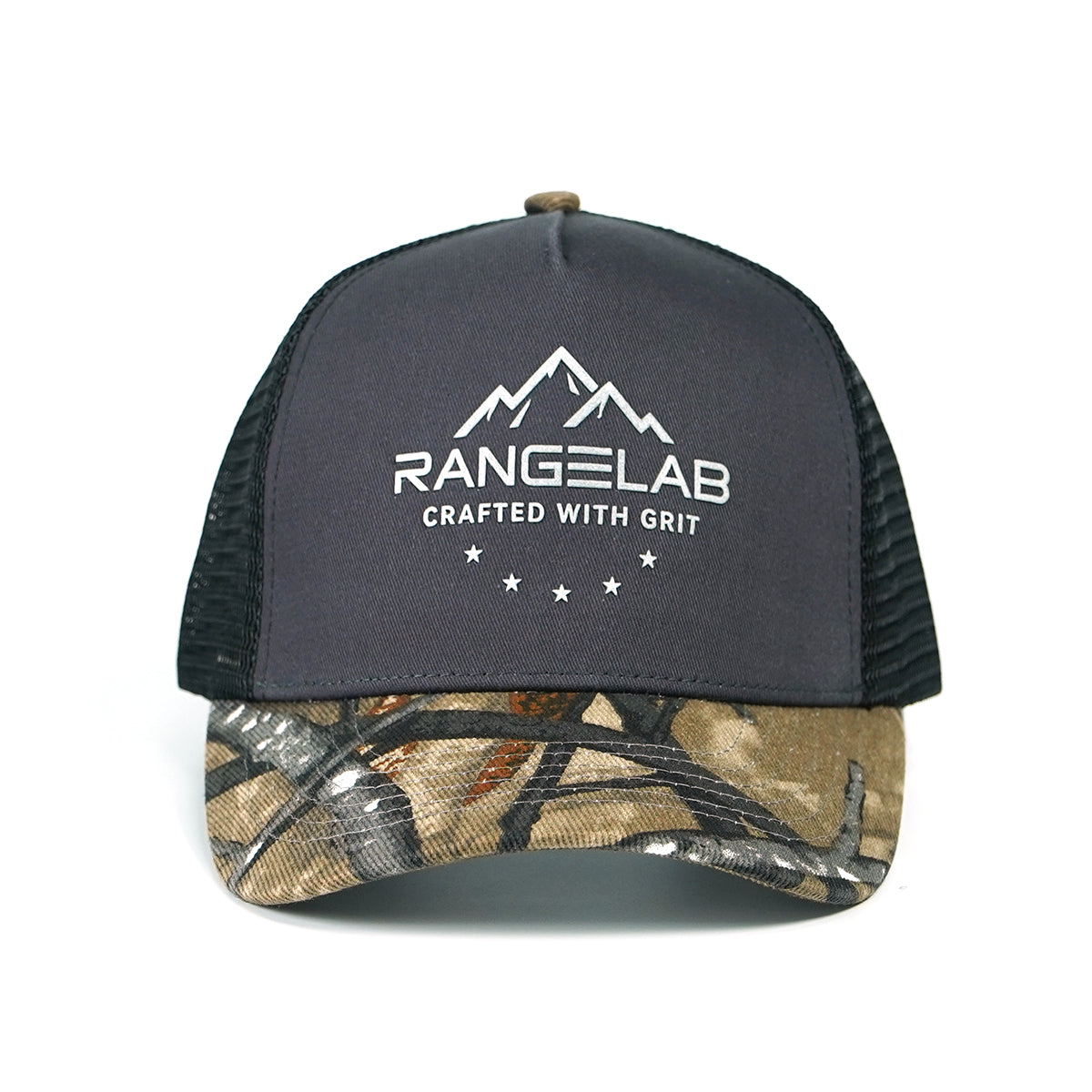 RANGELAB Premium Camo Snapback Hat – Adventure Series | Durable Outdoor Trucker Cap for Fishing, Hunting & Everyday Wear