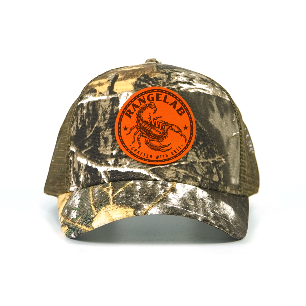 RANGELAB Camo Trucker Hat - Animal Patch, Adjustable Snapback, Breathable Mesh, One Size Fits Most