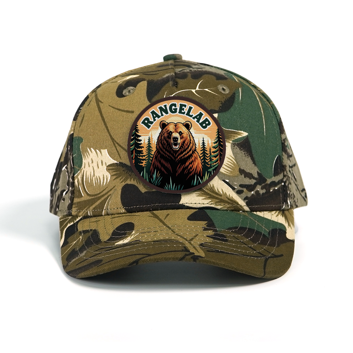 RANGELAB Camo Hat – Crafted with Grit, Built for the Wild | Unisex Adjustable Outdoor Adventure Cap