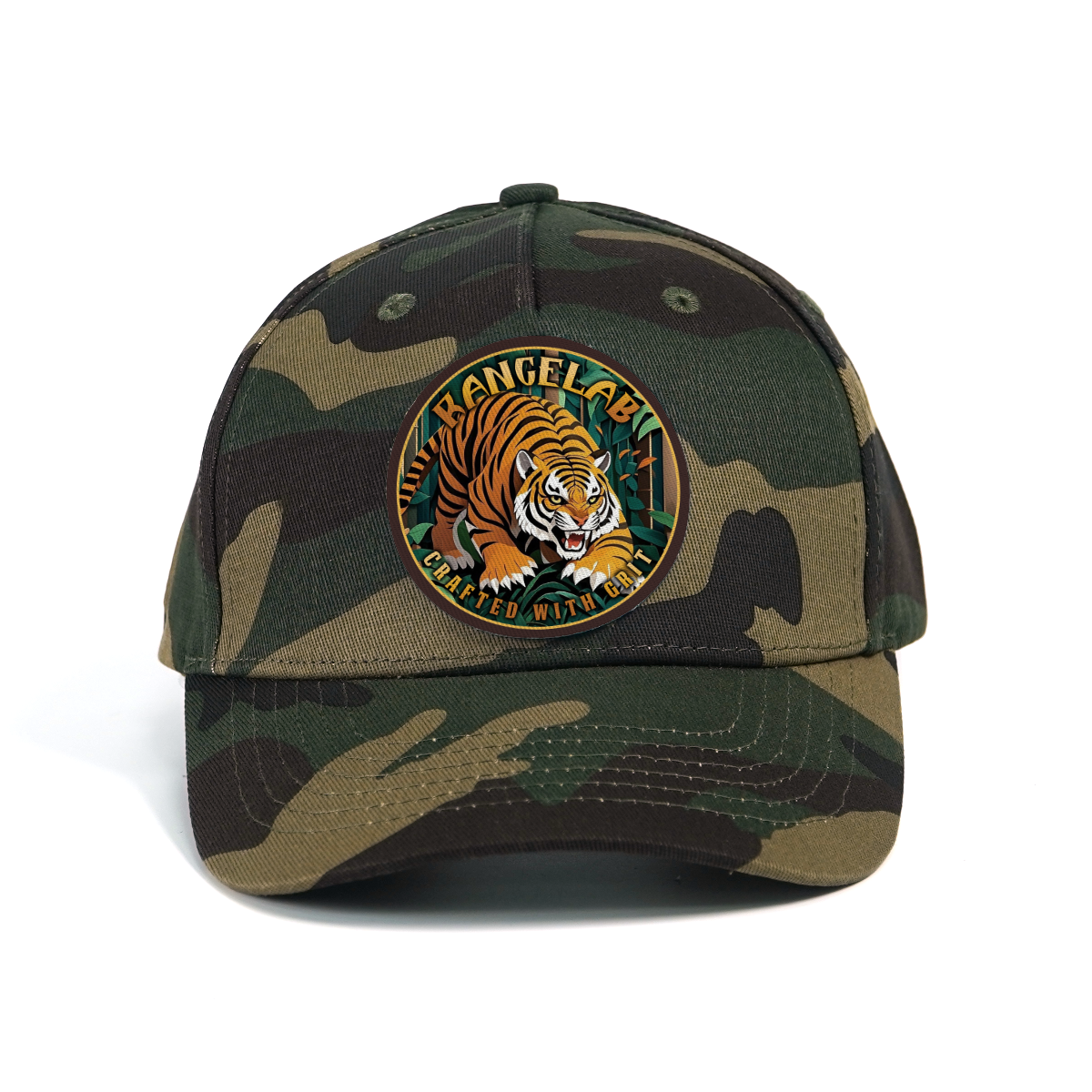 RANGELAB Camo Animal Patch Hat – Adventure-Ready Camouflage Baseball Cap for Men & Women