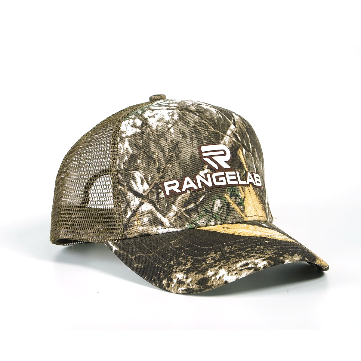 RANGELAB Tactical Trucker Hat – Camo Mesh Snapback for Outdoor Adventure & Everyday Style