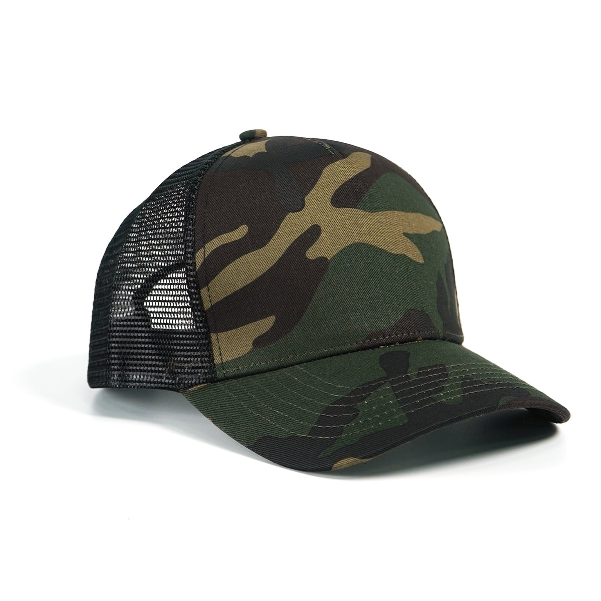 RANGELAB Camo Trucker Hat – Tactical Mesh Snapback for Outdoor Adventures