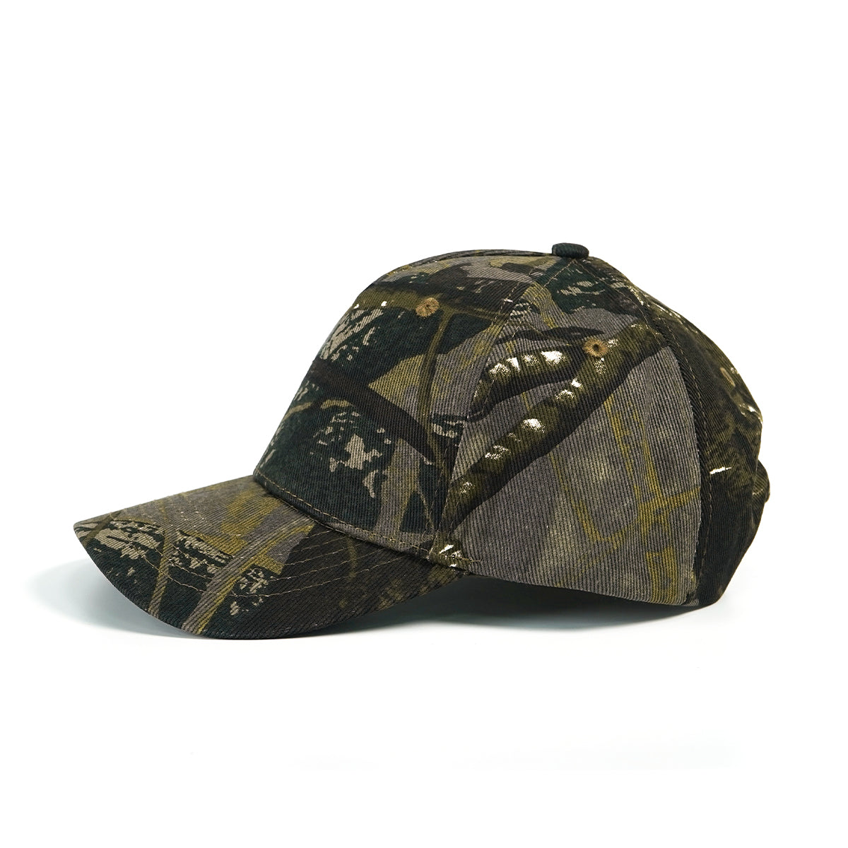 RANGELAB Camo Baseball Cap for Men & Women – Adjustable Outdoor Hunting Hat, Breathable Cotton Twill, Classic Woodland Design