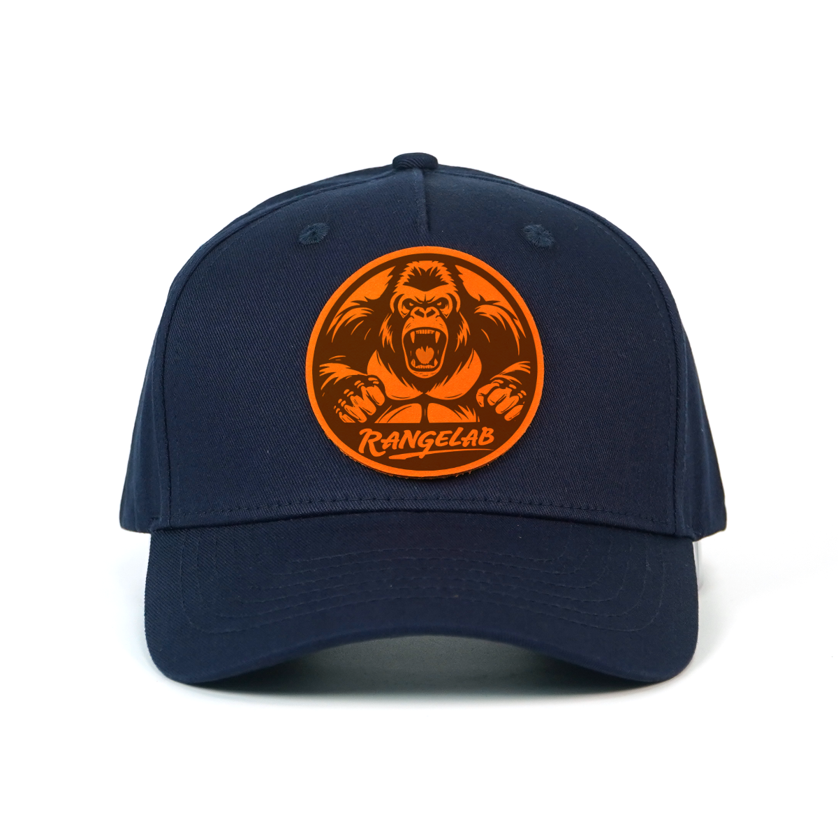RANGELAB Leather Patch Trucker Hat – Crafted with Grit | Adjustable Snapback Cap for Men & Women | Outdoor Adventure Baseball Hat (Bear / Wolf / Gorilla / Fish / Walrus)