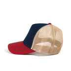 Rangelab Vintage Mesh Trucker Hat – Red/Navy｜Breathable Outdoor Cap