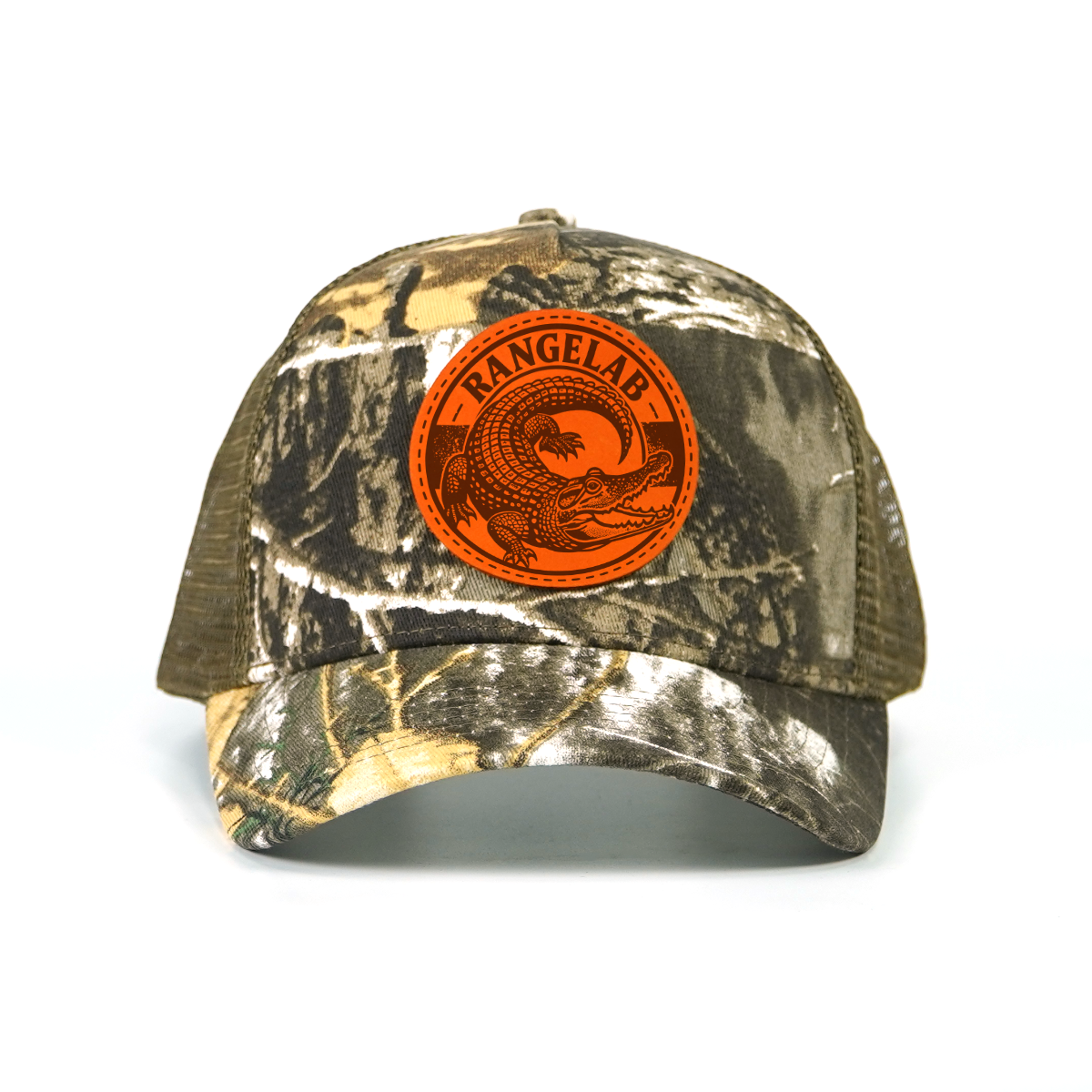 RANGELAB Camo Trucker Hat - Animal Patch, Adjustable Snapback, Breathable Mesh, One Size Fits Most