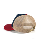 Rangelab Vintage Mesh Trucker Hat – Red/Navy｜Breathable Outdoor Cap