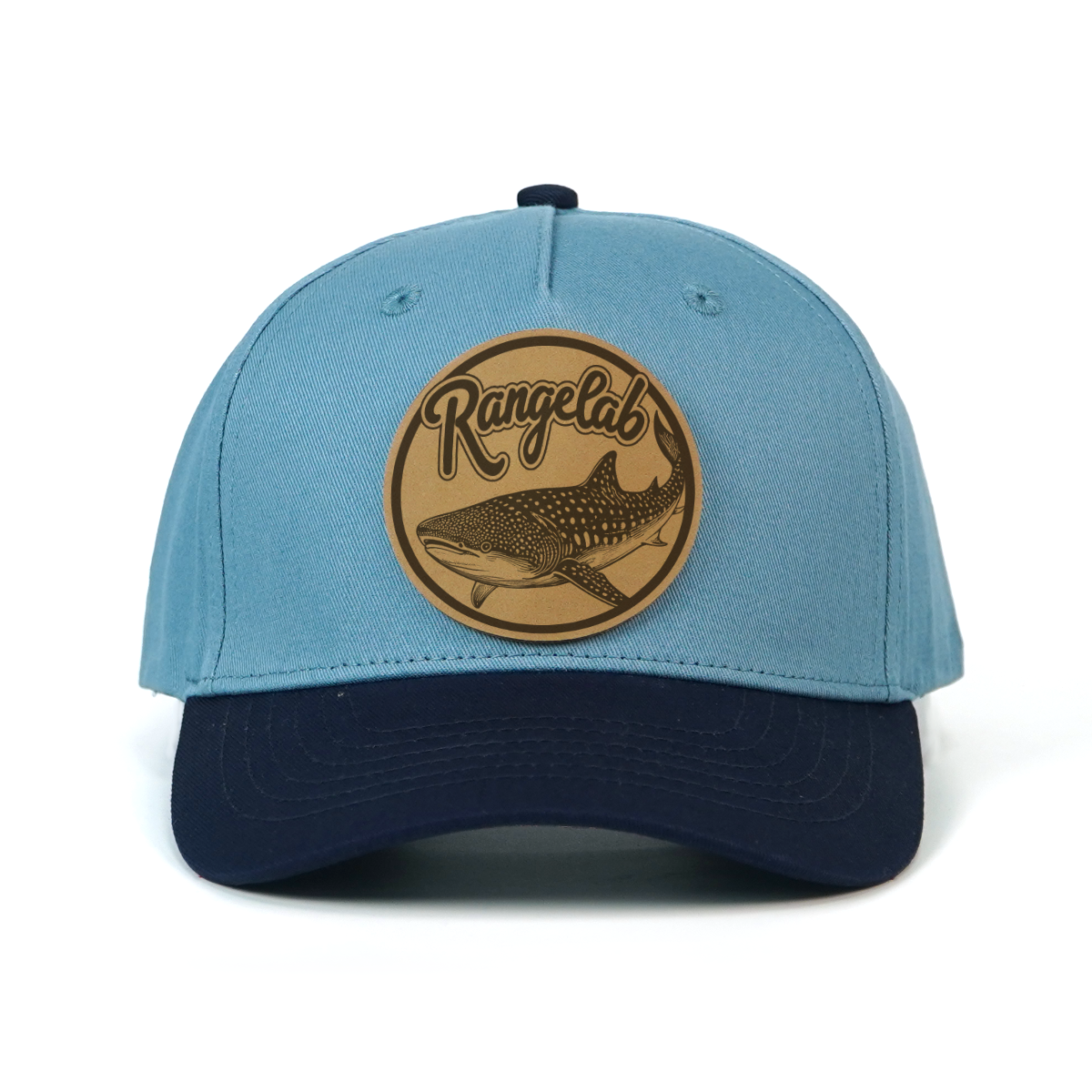 Rangelab Adventure Series Genuine Leather Patch Hat – Premium Cotton Adjustable Snapback Cap