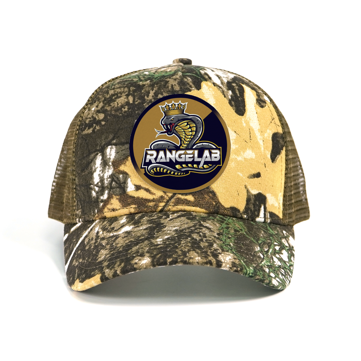 RANGELAB Camo Trucker Hat for Men & Women – Adjustable Mesh Back Hunting Cap, Outdoor Snapback Hat, Breathable Camouflage Baseball Cap