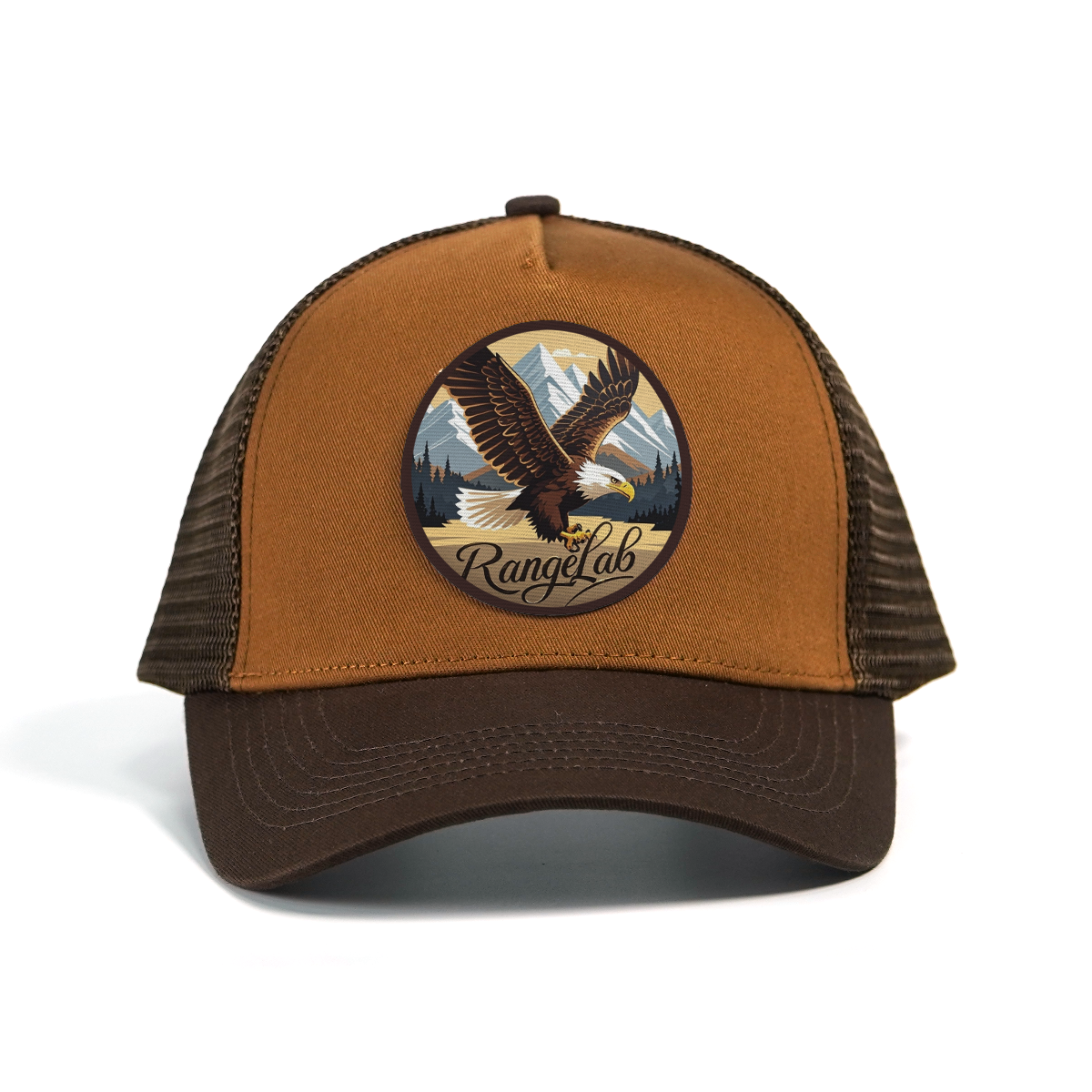 RANGELAB Trucker Hat – Adventure Animal Patch Cap for Men & Women | Adjustable Snapback Mesh Hat | Outdoor Hiking Baseball Cap