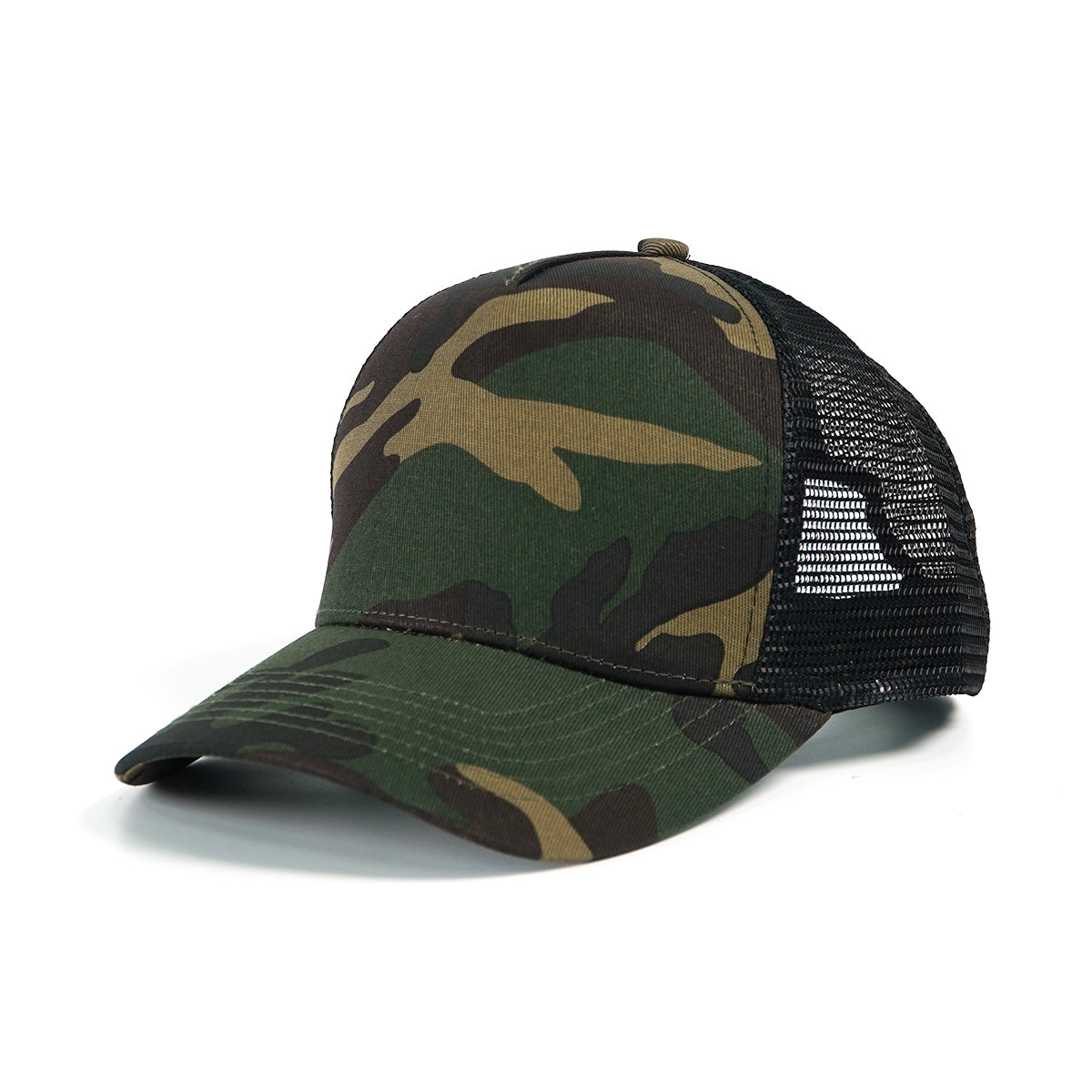 RANGELAB Camo Trucker Hat – Tactical Mesh Snapback for Outdoor Adventures