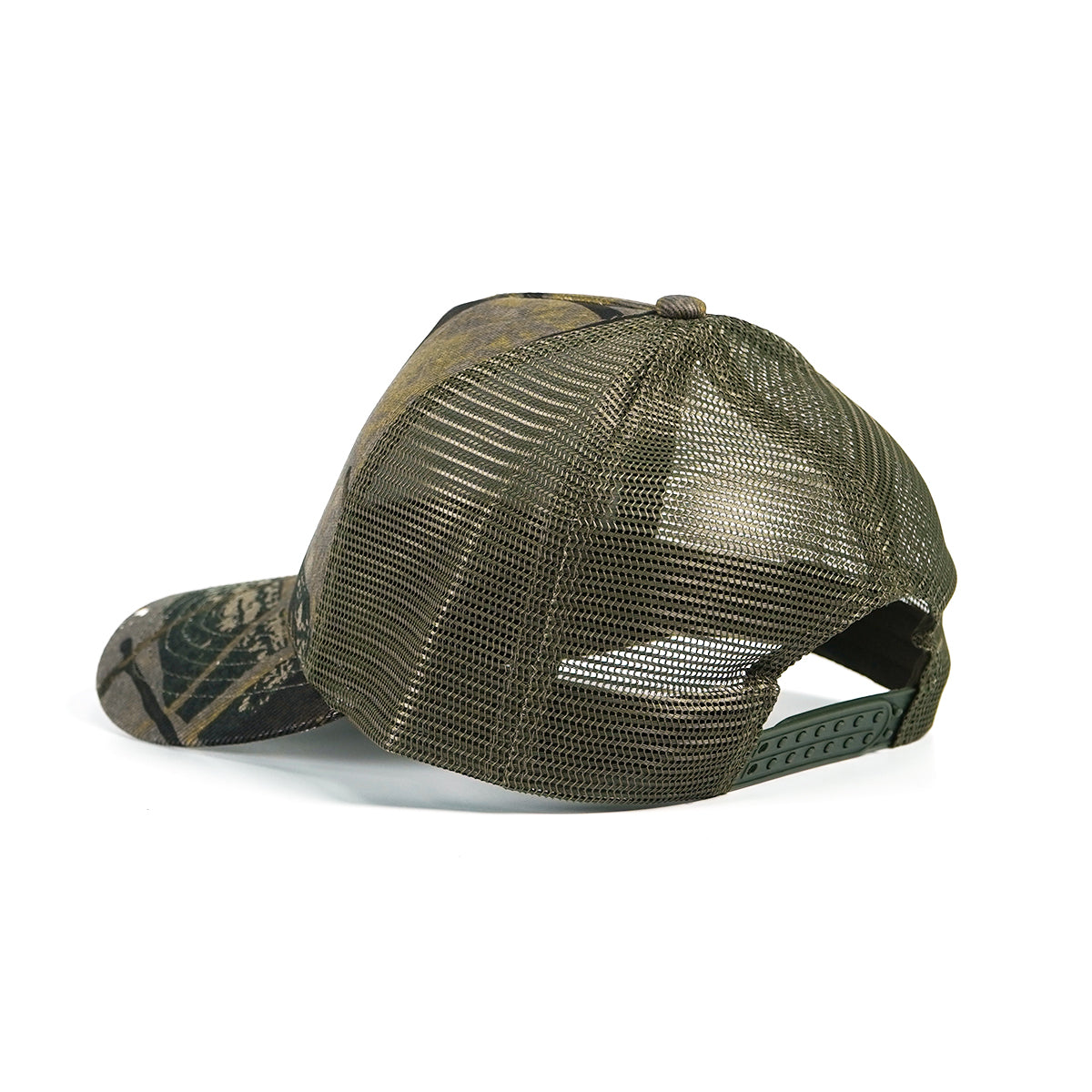 RANGELAB Tactical Camo Trucker Hat – Unisex Breathable Mesh Hunting Cap, Adjustable Fit 22–25”