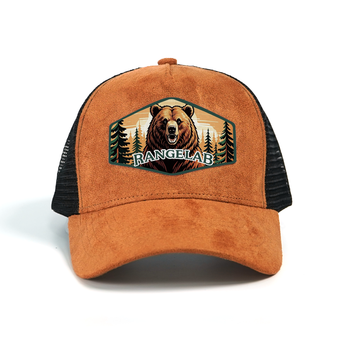 RANGELAB Adventure Suede Trucker Hat – Wild Animal Series (Bear | Tiger | Lion)