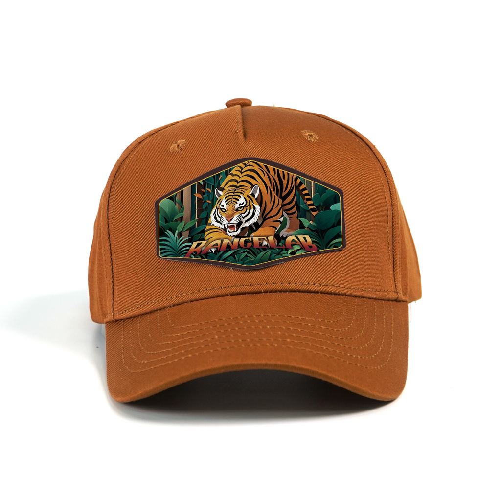 RANGELAB Leather Patch Hat – Adventure Animal Series | Adjustable Outdoor Trucker Cap