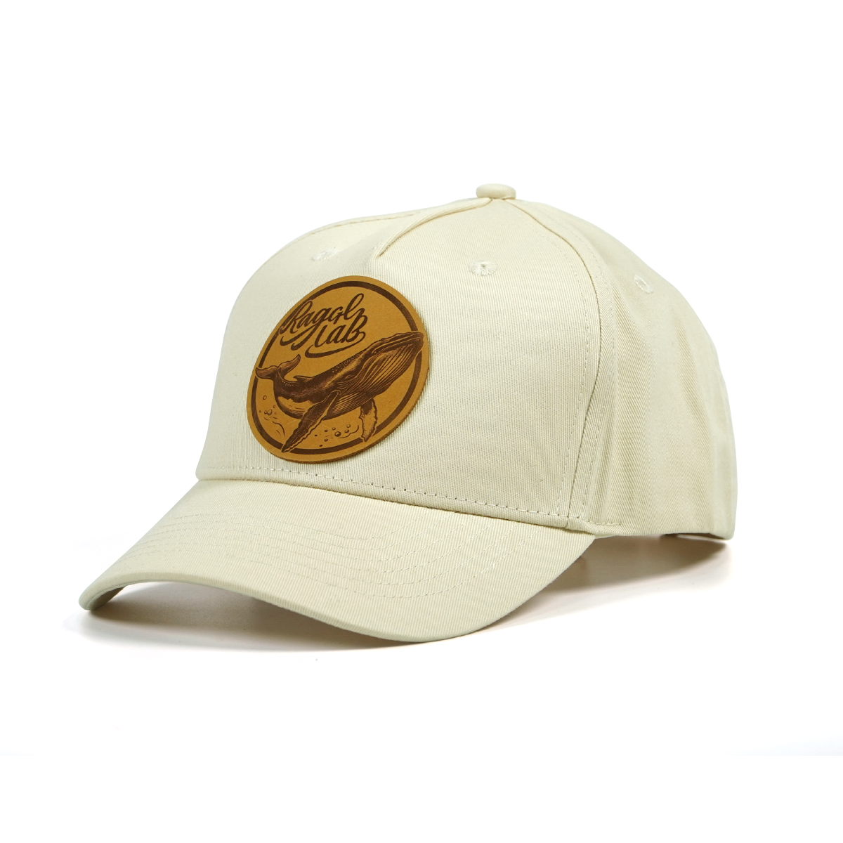 RANGELAB Premium Leather Patch Hat – Handcrafted Adventure Cap for Outdoor Lifestyle (Adjustable Snapback)