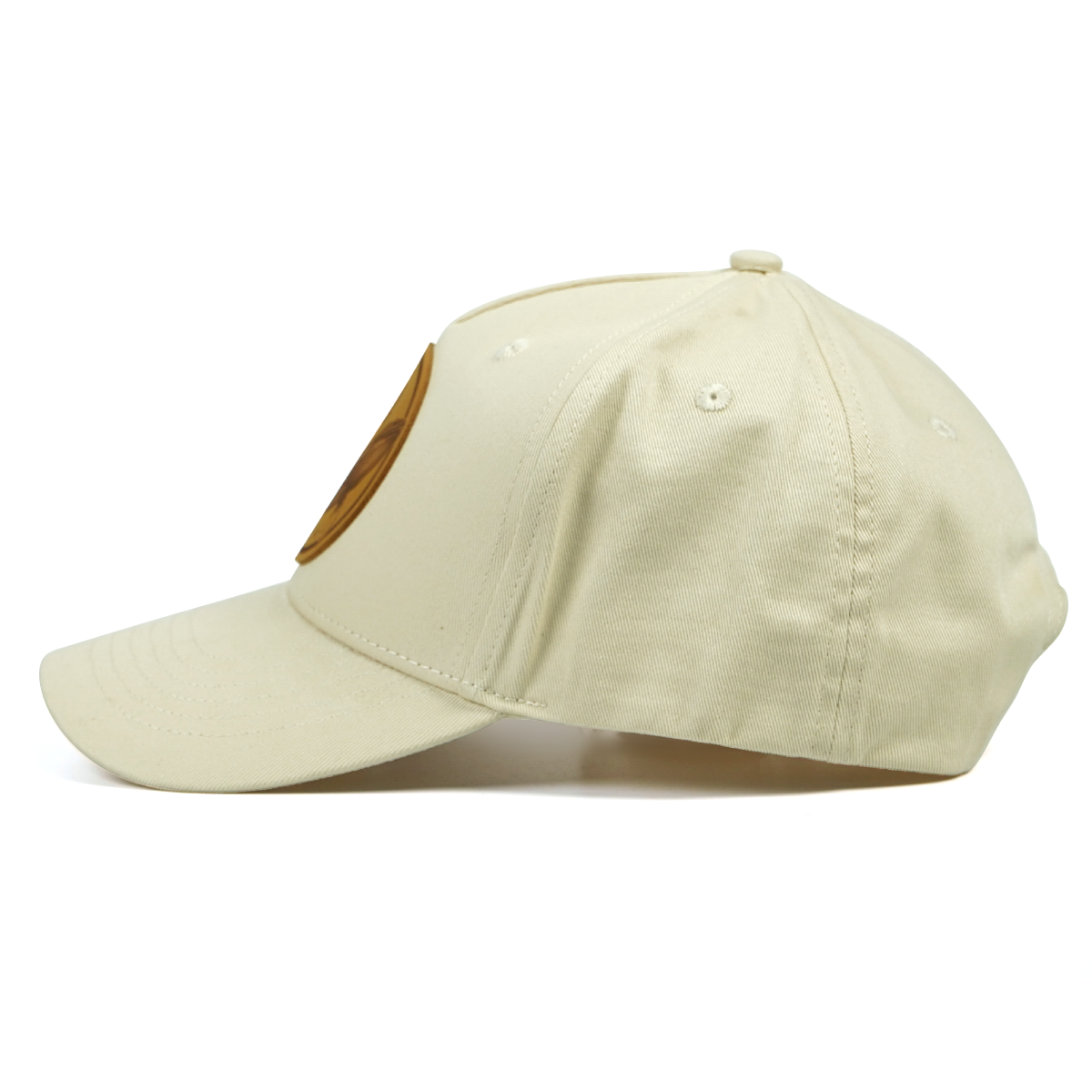 RANGELAB Premium Leather Patch Hat – Handcrafted Adventure Cap for Outdoor Lifestyle (Adjustable Snapback)