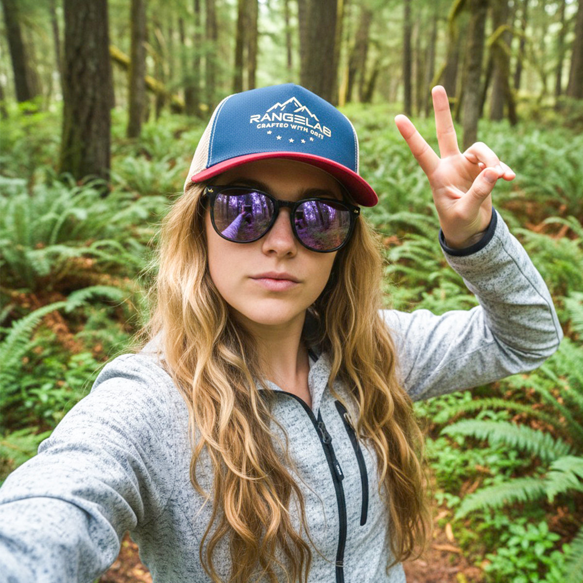 RANGELAB Mesh Trucker Hat – Classic Outdoor Cap for Travel, Hiking & Everyday Wear