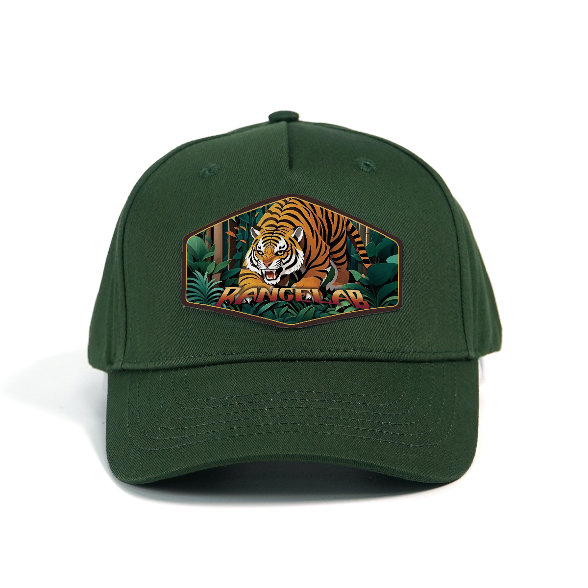 RANGELAB Adventure Series Snapback Hat – Outdoor Wildlife Patch Cap (Bear / Tiger / Gator Design)