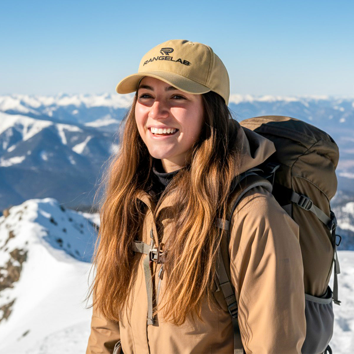 RANGELAB Performance Snapback Hat – Breathable Outdoor Cap for Hiking, Camping & Everyday Adventure