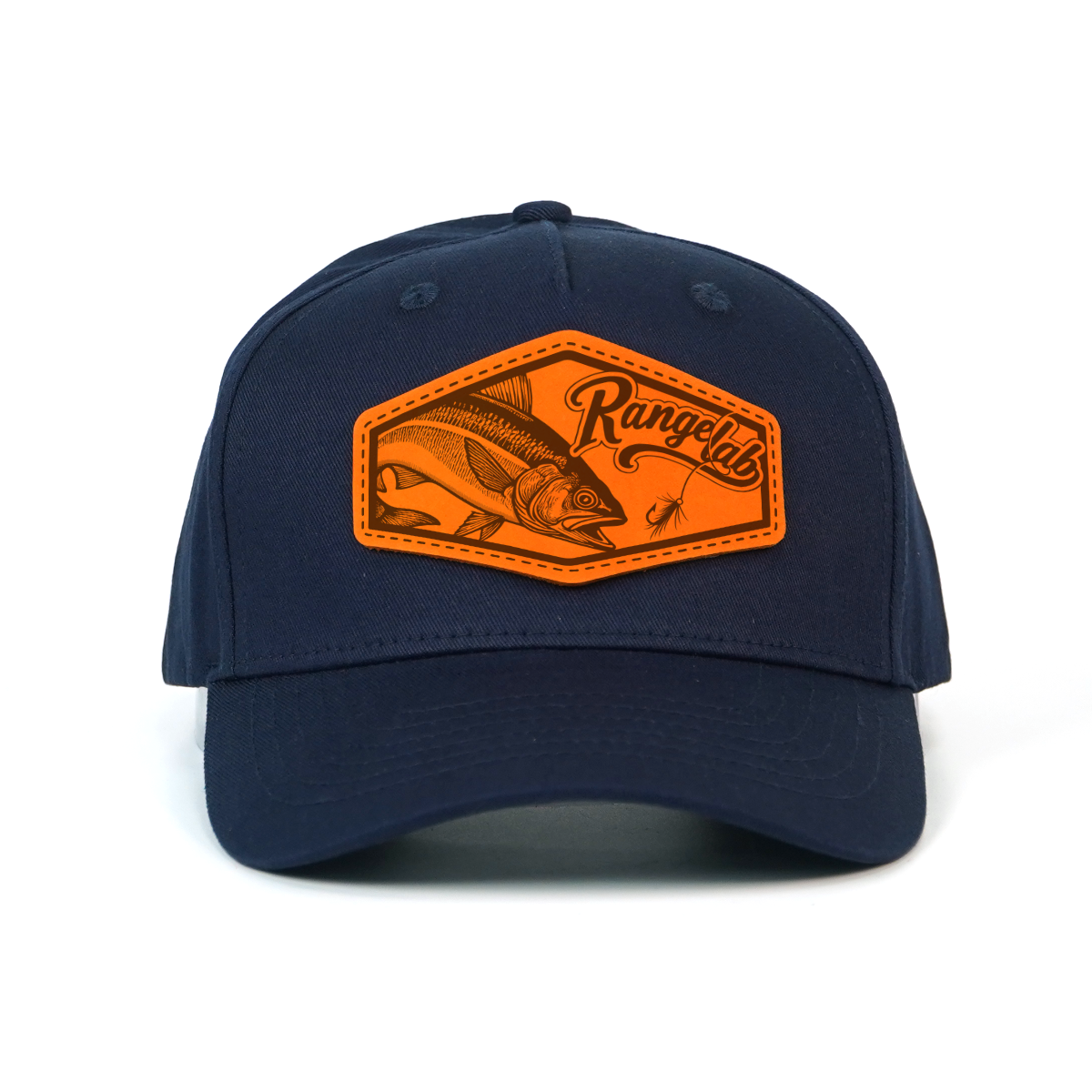 RANGELAB Leather Patch Trucker Hat – Crafted with Grit | Adjustable Snapback Cap for Men & Women | Outdoor Adventure Baseball Hat (Bear / Wolf / Gorilla / Fish / Walrus)