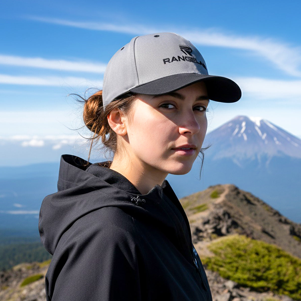 RANGELAB “Crafted with Grit” Trucker Hat – Breathable Outdoor Snapback Cap for Men & Women