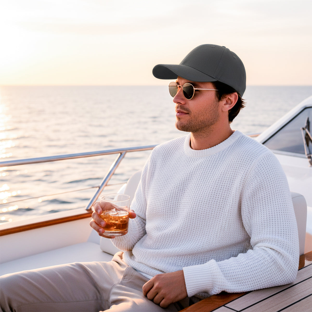 Rangelab Premium Adjustable Baseball Cap – Classic Low-Profile Dad Hat for Everyday Comfort (Gray)