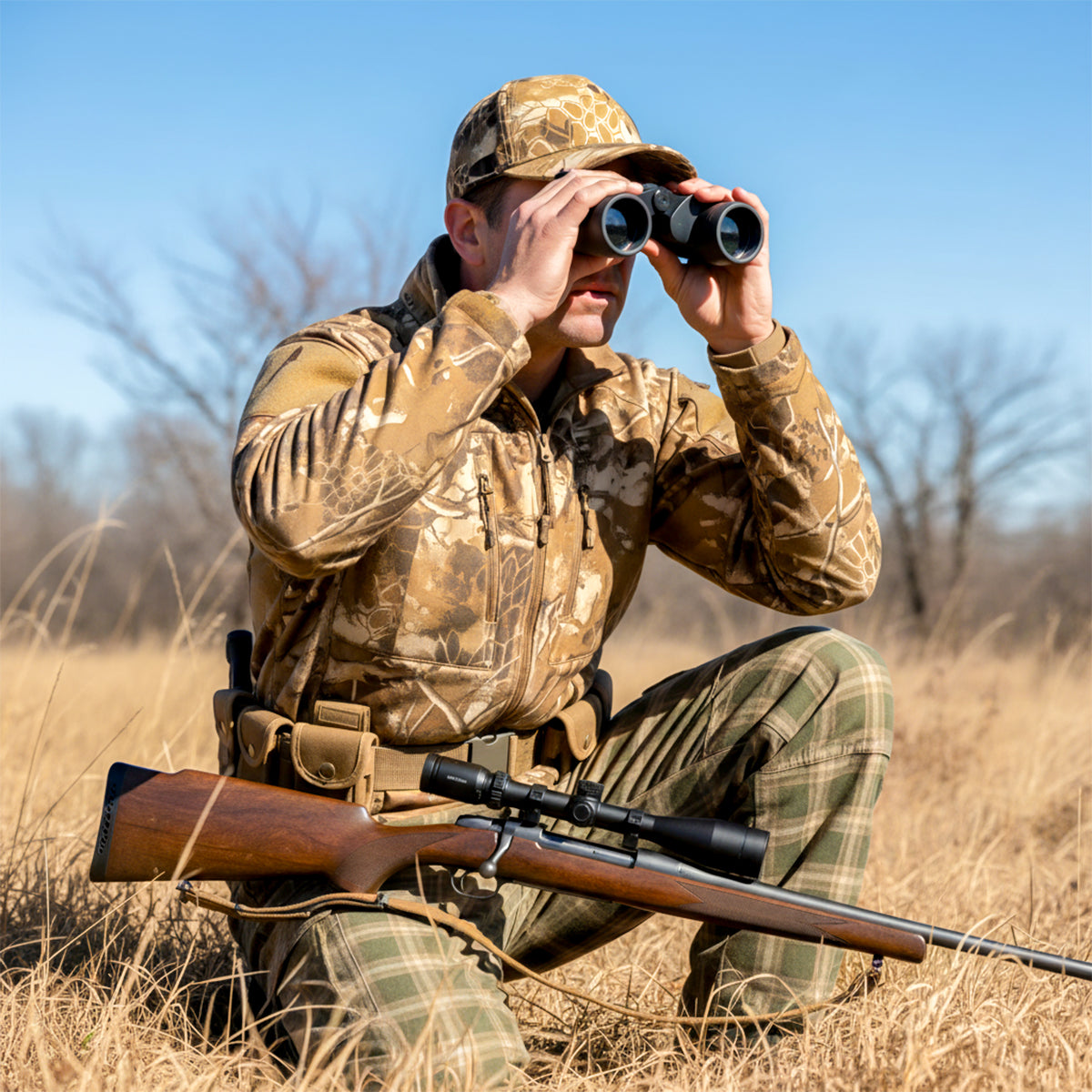 RANGELAB Tactical Camo Baseball Cap – Lightweight Outdoor Hunting & Hiking Hat for Men