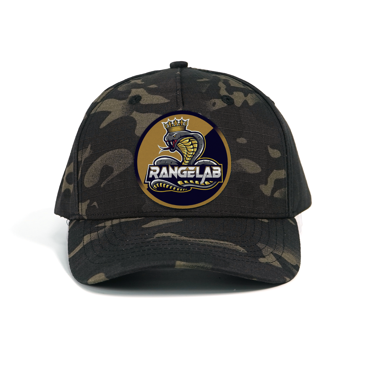 RANGELAB Camo Animal Patch Hat – Adjustable Snapback Cap for Men & Women | Outdoor Adventure Style (Crocodile / Lion / Cobra)