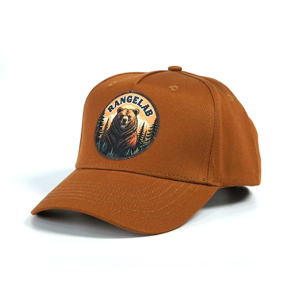 RANGELAB Leather Patch Hat – Adventure Animal Series | Adjustable Outdoor Trucker Cap