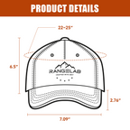 RANGELAB Premium Classic Baseball Cap – Adjustable Fit, Breathable Cotton, Everyday Comfort