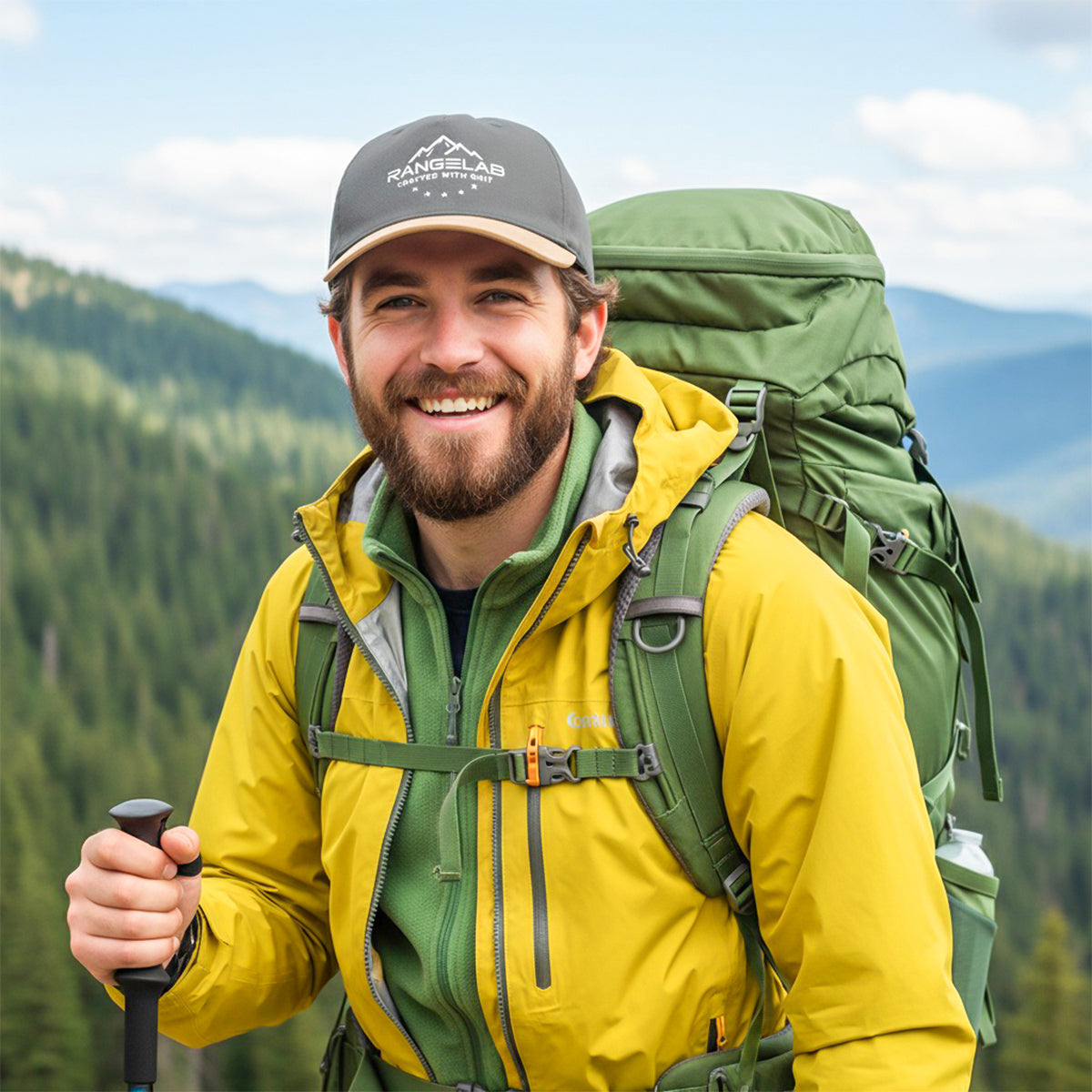 RANGELAB Outdoor Adventure Cap – Rugged Snapback Hat for Hiking, Camping & Everyday Style
