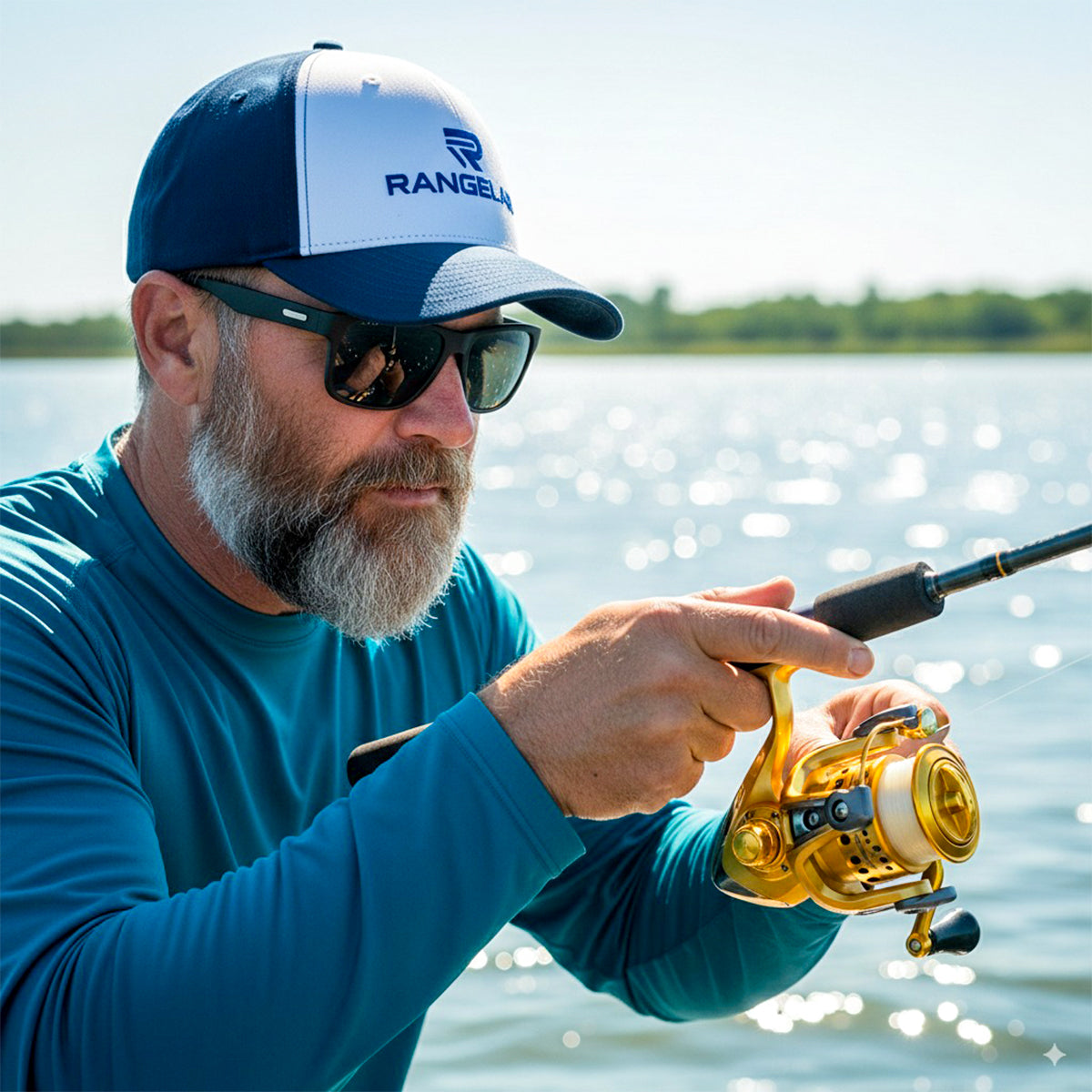 RANGELAB Mountain Series Hat – Premium Outdoor Snapback for Trail, Fishing & Everyday Adventure | Breathable, Adjustable Trucker Cap