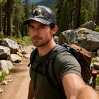 RANGELAB Camo Trucker Hat for Men & Women – Outdoor Mesh Snapback Cap with Eagle, Bear or Tiger Patch – Adjustable Fit, Breathable Camouflage Hat for Hiking, Camping & Everyday Wear