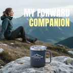 RANGELAB 12oz Stainless Steel Insulated Mug - 304 Food Grade