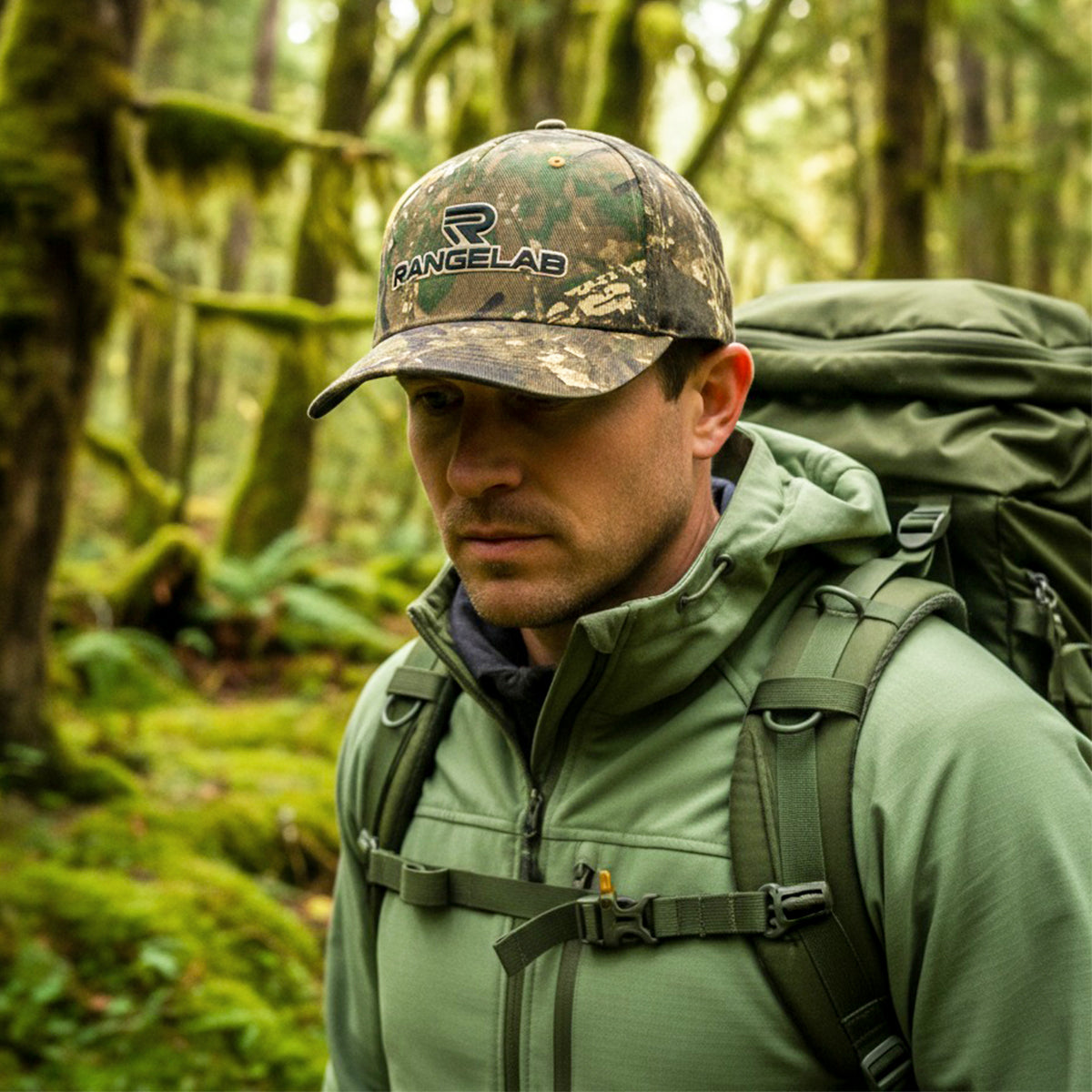RANGELAB Tactical Camo Cap – Adjustable Outdoor Hat for Hunting, Camping & Hiking