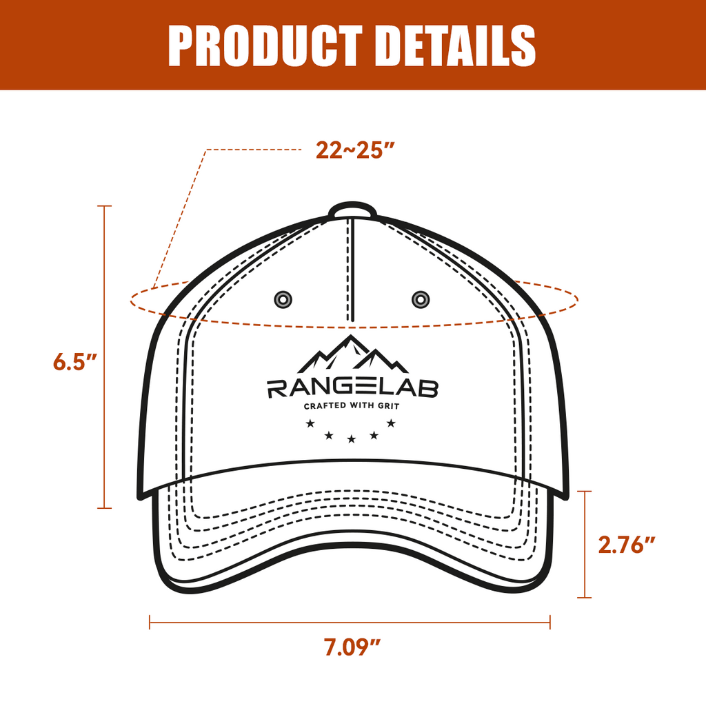 RANGELAB Premium Suede Baseball Cap – Adjustable Fit, All-Day Comfort, Outdoor & Everyday Style