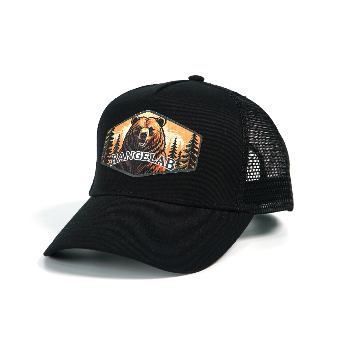 RANGELAB Adventure Trucker Hat – Bear, Lion & Cobra Series | Outdoor Mesh Cap for Men & Women
