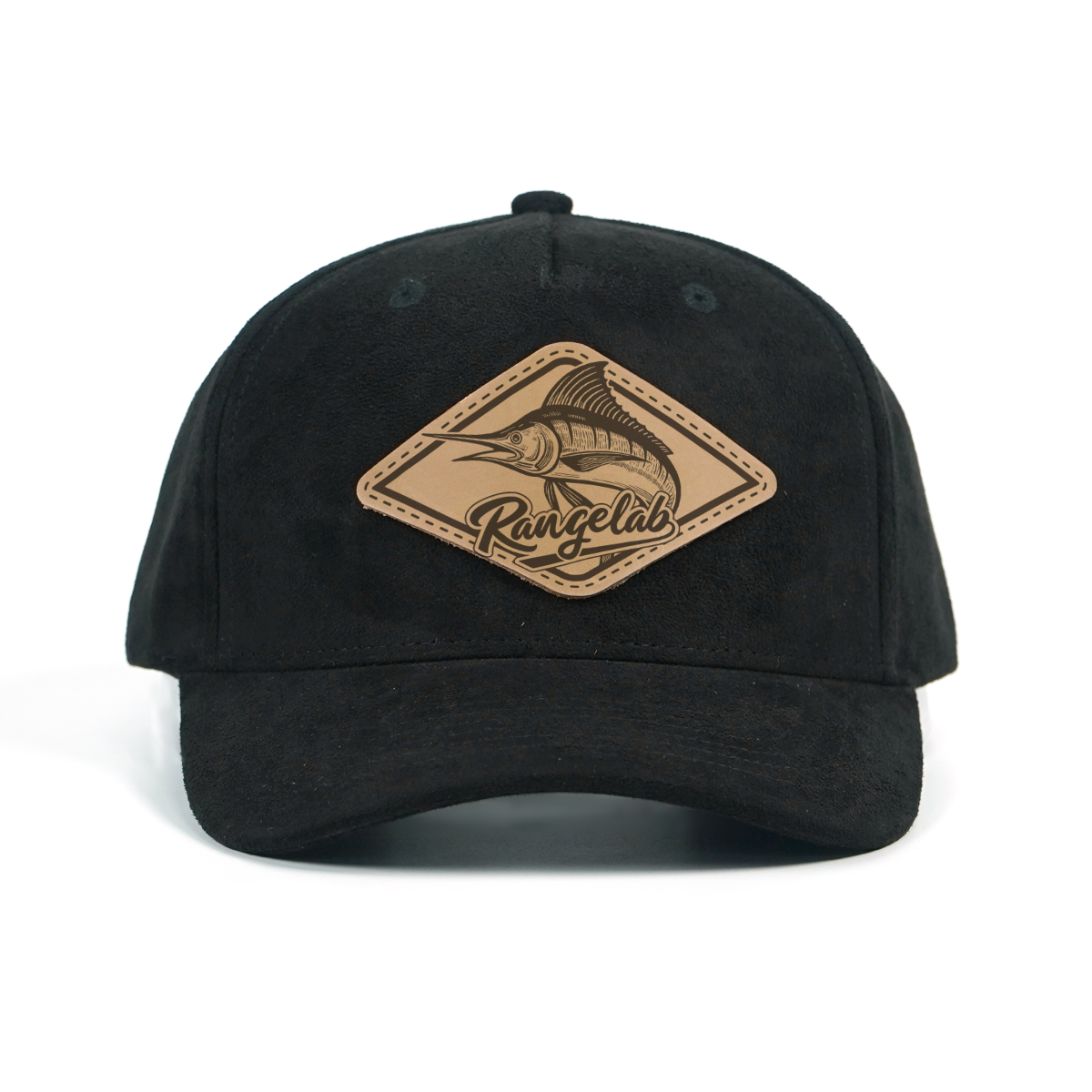 RANGELAB Suede Leather Patch Hat for Men & Women – Adjustable Snapback Baseball Cap, Premium Outdoor Adventure Hat (Snake, Shark, Fish, Scorpion Designs)