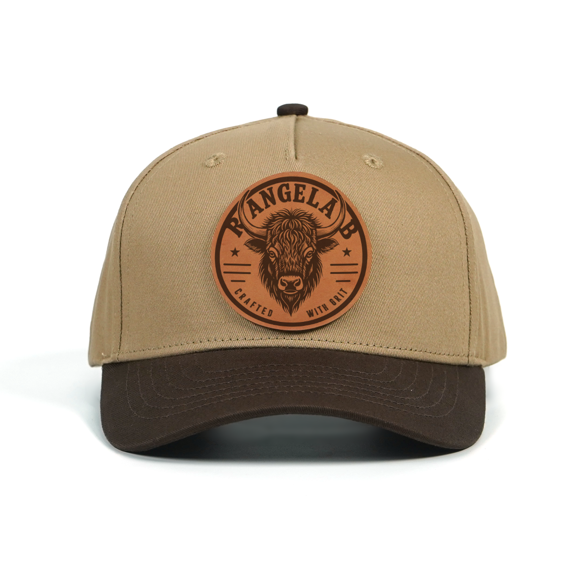 RANGELAB Adventure Series Leather Patch Hat – Wild Animal Edition (Tiger/Bison/Alligator/Bear/Whale/Marlin)