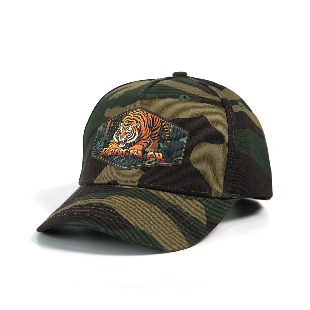 RANGELAB Camo Animal Patch Hat – Adventure-Ready Camouflage Baseball Cap for Men & Women