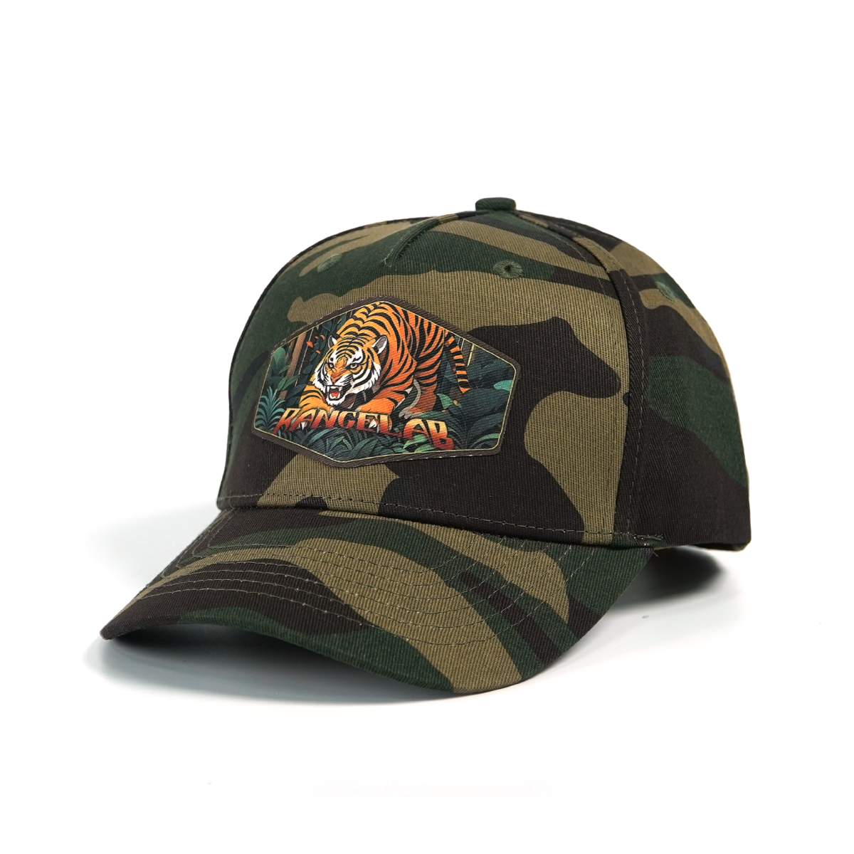 RANGELAB Camo Animal Patch Hat – Adventure-Ready Camouflage Baseball Cap for Men & Women